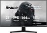 IIYAMA G-Master Black Hawk gaming monitor G2741QSU-B1, 27", WQHD, IPS, 350 cd/m2, NVIDIA G-Sync Compatible, Adaptive Sync, 144Hz, 1ms