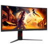 AOC gaming monitor CU34G4CA zakrivljeni, 34", UWQHD, Fast VA, 450 cd/m2, Adaptive Sync, DisplayHDR 400, 240Hz, 1ms
