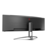 AOC AGON gaming monitor AG493UCX2 zakrivljeni, 49", DQHD, VA, 400 cd/m2, AMD FreeSync Premium Pro, HDR400, 165Hz, 1ms