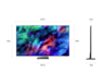 SAMSUNG Micro RGB televizor MRE65R95HATXXH, 4K Ultra HD, Smart TV, Tizen™, NQ4 AI procesor, 4K 165Hz, 2K 240Hz uz VRR, Dolby Atmos®, Crni