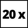 Einhell Set rezervnih noževa za GE-CT 18/25 Li 3405738