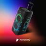 Hisense bluetooth zvučnik PARTY THUNDER, 620 W, Bass, AI Light Show, IPX4,  Crni