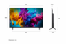 LG QNED MiniLED televizor 50QNED8MB6C, 4K Ultra HD, Smart TV, webOS 26,120 Hz izvorno (VRR 144 Hz), alpha 8 gen.3, , Magični daljinski, Crni