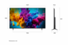 LG QNED MiniLED televizor 65QNED8MB6C, 4K Ultra HD, Smart TV, webOS 26,120 Hz izvorno (VRR 144 Hz), alpha 8 gen.3, , Magični daljinski, Crni