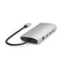 Satechi USB-C multiport adapter 8K s Ethernet V3 - srebrna