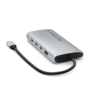 Satechi USB-C multiport adapter 8K s Ethernet V3 - srebrna