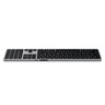 Satechi tanki X3 Bluetooth s pozadinskim osvjetljenjem bežični tastatura - HU - svemirsko siva