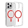 Dviced Magsafe iPhone 16 Pro Max prozirna futrola - crvena