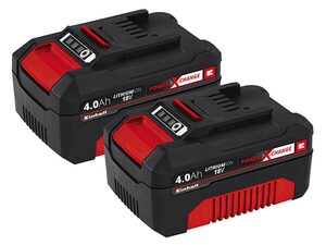 EINHELL Twinpack 4,0 Ah, 2 baterije u setu - Power X-Change