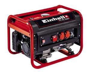 EINHELL TC-PG 2500, agregat za struju (230 V, 50 Hz, 2100 W, četverotaktni benzinski motor, 2 utičnice, 15L spremnik, 12.5h rada)