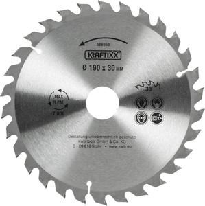 Kraftixx LIST PILE KRUŽNI 190x30,30Z, HM