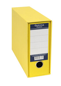 Registrator s kutijom A5 široki OPTIMA Standard žuti