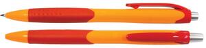 Olovka kemijska Viby narančasta/crveni grip, 50 kom