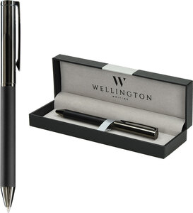 Set pisaći Wellington Stamford Kemijska olovka  crna u poklon kutiji