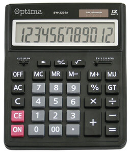 Kalkulator OPTIMA SW-2239A veliki 12mjesta 25252