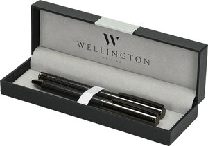 Set pisaći Wellington Carbon ol.kem + roler antracit u poklon kutiji