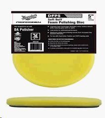 Spužva za poliranje (srednje fina – žuta) 125mm za ekscentrične (D/A) polir mašine Meguiars DFP5 DA Foam Polishing disc 5''