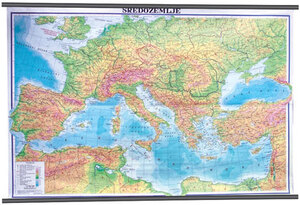 Karta Sredozemlje, fizička 1:2 000 000