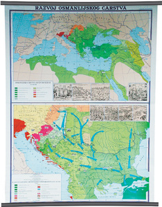 Karta Razvoj osmanlijskog carstva