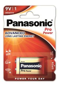 PANASONIC baterije 6LR61PPG/1BP Alkaline Pro Power