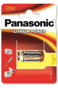 PANASONIC baterije CR-123AL/1BP Photo Lithium