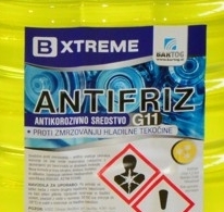 Bxtreme antifriz G11 žuti 1L