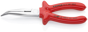 KNIPEX poluokrugla kliješta (špic) kriva 200mm 1000v