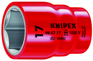 KNIPEX nasadni ključ 1/2'' 17mm 1000v