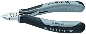 KNIPEX elektroničarska sjekača kliješta kosa 115mmesd