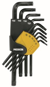 Proxxon garnitura ključeva imbus tx t8-t50 dugi/ 9 kom.