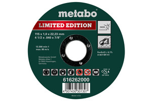 METABO rezna ploča 115mm x 1,0 x 22,2 inox (set od 10 kom)