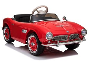 Licencirani automobil na akumulator BMW Retro crveni lakirani