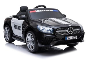 Licencirani automobil na akumulator Mercedes SL500 policija crni