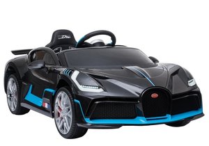 Licencirani automobil na akumulator Bugatti Divo crni lakirani