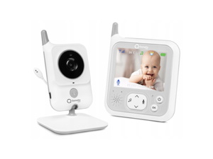 Lionelo dječji video monitor BabyLine 7.1, senzor temp, 8 uspavanki, do 260m
