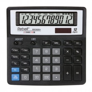 Kalkulator Komercijalni Rebell BDC312 black