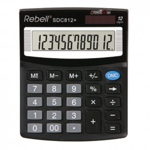 Kalkulator Komercijalni Rebell SDC412black