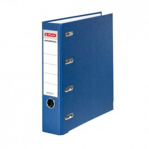 Registrator samostojeći A4, 7 cm, 2 mehanizma, maX.file protect, Herlitz, plavi