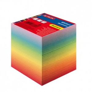 Papir za kocku 9 x 9 cm, 700 listića u boji, ljepljeni, Herlitz