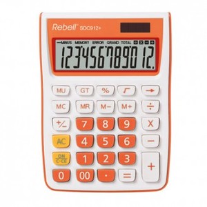 Kalkulator Komercijalni Rebell SDC912 Orange