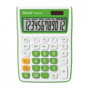 Kalkulator Komercijalni Rebell SDC912 Green