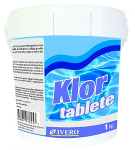 Klor tablete za bazene, 1 kg