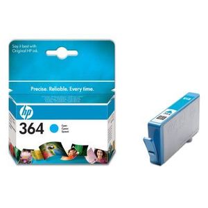 HP No.364 Cyan Ink cartridge PhotoSmart Printers B8550 Pro, C5324, C5380, C6324, C6380, D5460