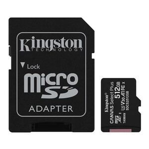 Memorijska kartica microSD Kingston Canvas Plus 512GB + adapter
