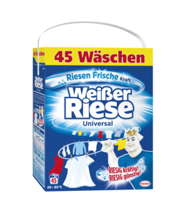 Weißer Riese 45pranja BOX prašak Universal 2,925kg