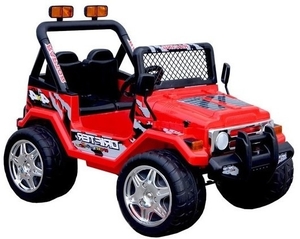 Licencirani auto na akumulator Jeep Raptor crveni