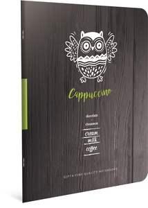 Bilježnica Coffee Book, A4, kvadratići, meke korice