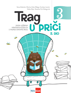 TRAG U PRIČI 3, radni udžbenik iz hrvatskoga jezika za treći razred osnovne škole, 2. dio