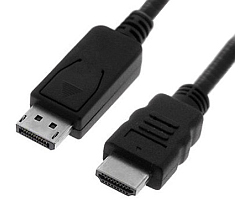Roline VALUE DisplayPort kabel v1.1, DP(M) - HDMI(M)-TV, 2.0m