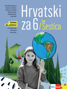 HRVATSKI ZA 6, radna bilježnica iz hrvatskoga jezika za šesti razred osnovne škole